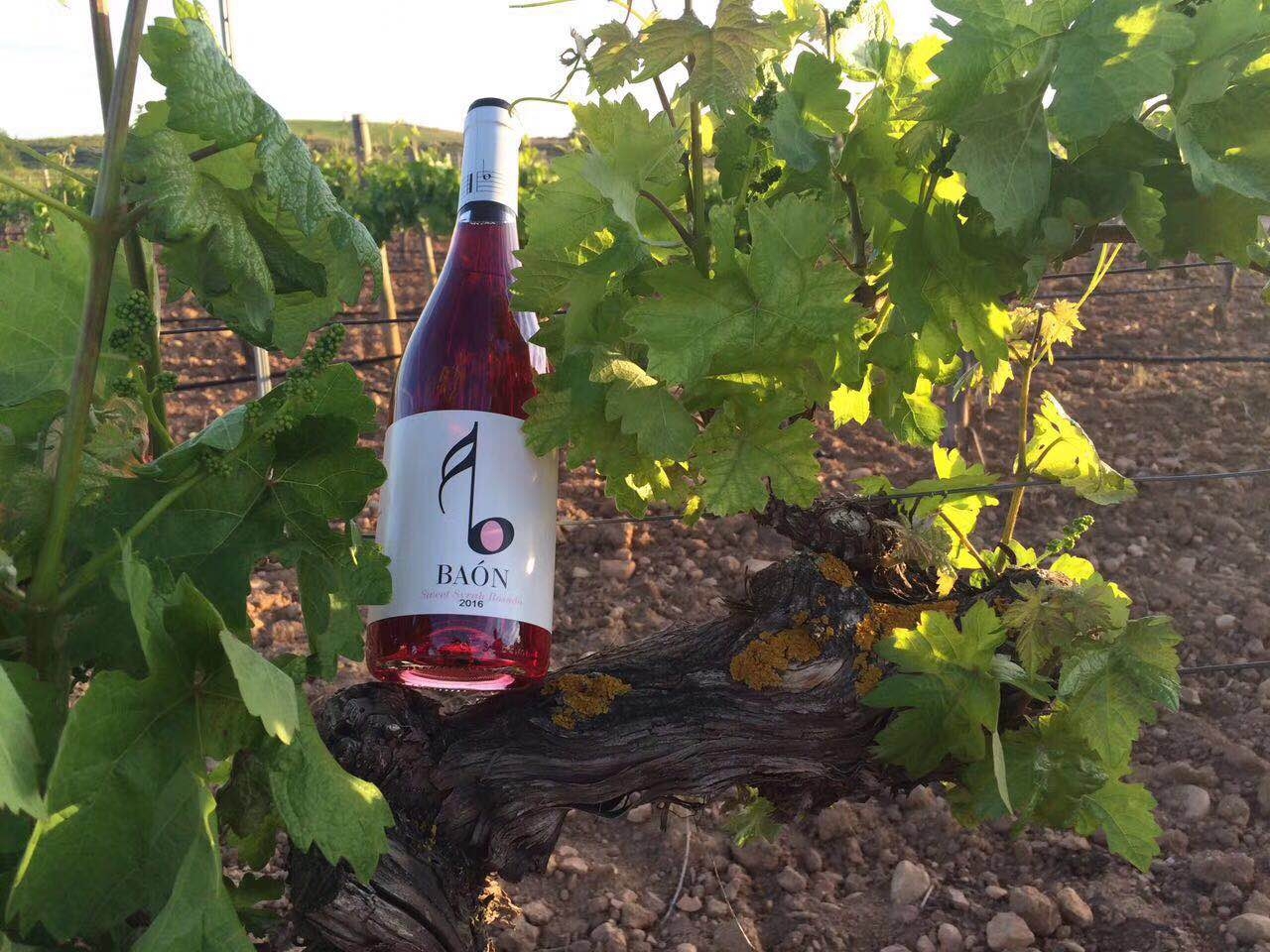 音符桃红葡萄酒